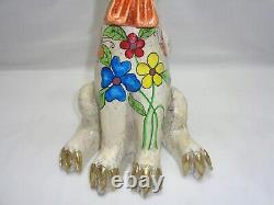 Small Version Jeanne Valentine Paper Mache Cat 1960s Kitsch Mid Century Modern