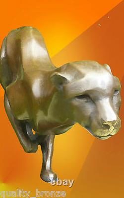 Sprinting Cheetah, Pure Bronze Statue Animal Figure Cat Hot Cast Sculpture