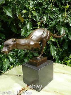 Sprinting Cheetah, Pure Bronze Statue Animal Figure Cat Hot Cast Sculpture