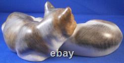 Superb Dresden Porcelain Cats Cat Figurine Figure Porzellan Figur Katze German