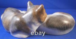 Superb Dresden Porcelain Cats Cat Figurine Figure Porzellan Figur Katze German