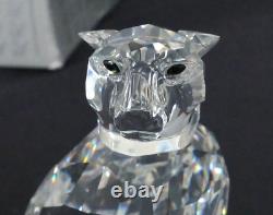 Swarovski Crystal Cheetah Cat 1994 African Wildlife Theme Mint In Box