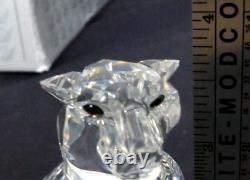 Swarovski Crystal Cheetah Cat 1994 African Wildlife Theme Mint In Box