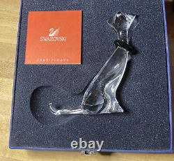 Swarovski Symbols The Cat #298478 Crystal Figurine 4 3/4 Original Box Free Ship