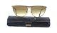 Tiffany Gold Metal Sunglasses 70s Vintage Art Deco Cat Eye Italy Original
