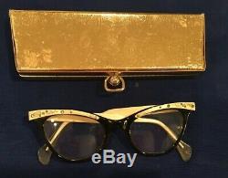 TRUE Vintage Women's 50's LIBERTY- SUPERIOR OPTICAL Cat Eye Glasses 5.5