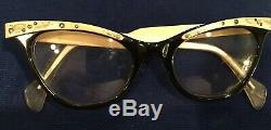 TRUE Vintage Women's 50's LIBERTY- SUPERIOR OPTICAL Cat Eye Glasses 5.5