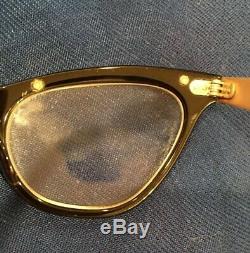 TRUE Vintage Women's 50's LIBERTY- SUPERIOR OPTICAL Cat Eye Glasses 5.5