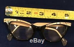 TRUE Vintage Women's 50's LIBERTY- SUPERIOR OPTICAL Cat Eye Glasses 5.5