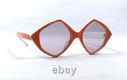 Ultra-Rare Party Sunglasses Vintage Diamond Eye Mid-Century Frame 50S France NOS