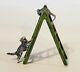 Vienna Bronze Miniature Figural Cat & Mouse Figurine On Ladder