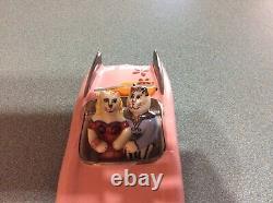 VILLEROY & BOCH Benedikt Automobile Cat Pink Cadillac Figurine NO BOX