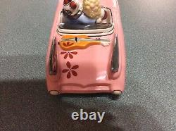 VILLEROY & BOCH Benedikt Automobile Cat Pink Cadillac Figurine NO BOX