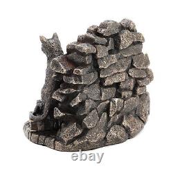 Veronese Design 4 7/8 Black Cat Conjuring Corner Cold Cast Resin Antique Bro