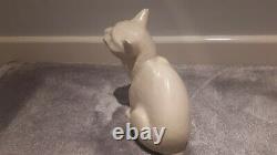 Very Rare Orchies Cat French Art Deco Craquele 1930
