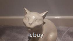 Very Rare Orchies Cat French Art Deco Craquele 1930