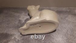 Very Rare Orchies Cat French Art Deco Craquele 1930