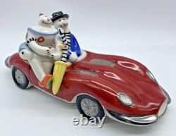 Villeroy & Boch Porcelain Benedikt Cats Old Timer Red Automobile Car Figurine