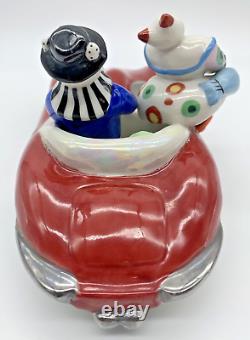 Villeroy & Boch Porcelain Benedikt Cats Old Timer Red Automobile Car Figurine