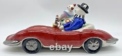 Villeroy & Boch Porcelain Benedikt Cats Old Timer Red Automobile Car Figurine