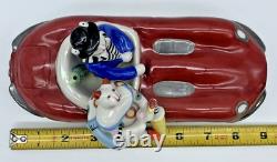 Villeroy & Boch Porcelain Benedikt Cats Old Timer Red Automobile Car Figurine