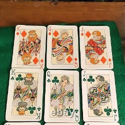 Vintage 1930s ART DECO Saks Fifth Ave 2 Sets DONDORF Playing Cards WoW Black Cat