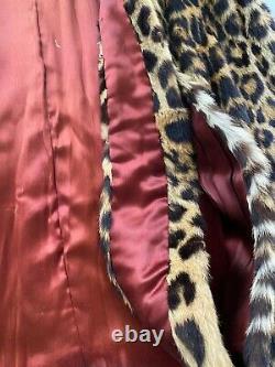 Vintage 40s Geoffroys Cat Fur Cape Stole Leopard Look not Lippi or Lynx OSFM