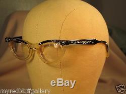 Vintage American Optical Eyeglass Frames Cat Eye / Small 46 20 5 1/4