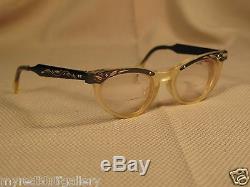 Vintage American Optical Eyeglass Frames Cat Eye / Small 46 20 5 1/4