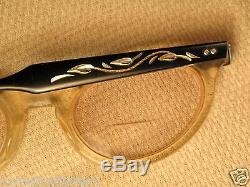 Vintage American Optical Eyeglass Frames Cat Eye / Small 46 20 5 1/4