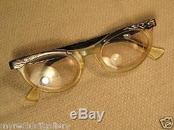 Vintage American Optical Eyeglass Frames Cat Eye / Small 46 20 5 1/4