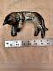 Vintage Arabia Finland Ceramic Laying Down Cat Figurine Michael Schilkin 1950's