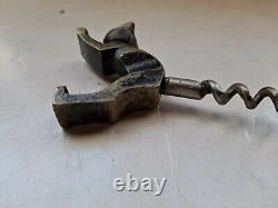 Vintage Art Deco Brass Cat Corkscrew Bottle Opener hagenauer