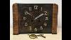 Vintage Art Deco Haller Chime Mantel Clock 1747 Exibit Collection