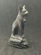 Vintage Art Deco Mini Figure Egyptian Goddess Bastet Cat Statue From Egypt