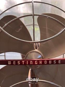 Vintage Art Deco Westinghouse 4 Blade CAT. #10 LO 2 Part # 35441 ELECTRIC FAN
