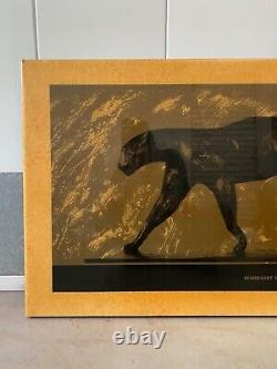 Vintage Art Nouveau Panther Lithograph Poster Rembrandt BUGATTI'60s