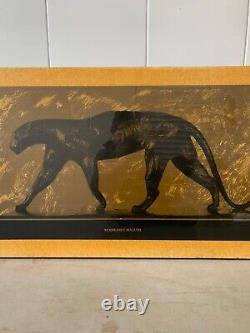 Vintage Art Nouveau Panther Lithograph Poster Rembrandt BUGATTI'60s