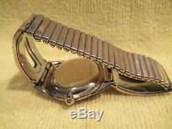 Vintage Bulova Cat Ear Lug Winding Watch Great Art Deco Band