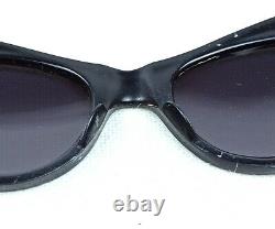 Vintage Cat Eye Sunglasses France Made MID Century 1950's Ladies Black Meduim