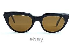 Vintage Cat Eye Sunglasses Panto Thick Acetate Jdos Lor Italy 1950's Art Deco