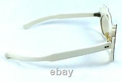 Vintage Cat Eye Sunglasses White Artistic Rare France 1950's MID Century Ladies