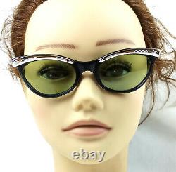 Vintage Cat eye sunglasses 1950's Fashion Librarian Unused Nos Ladies Rare True