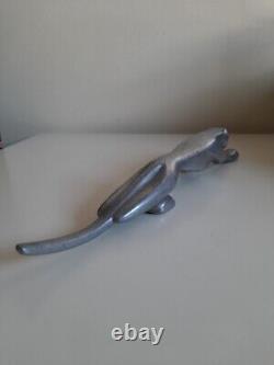 Vintage DP Carter Pontefract Sculpture Juguar Aluminium Engraved 1951 Rare