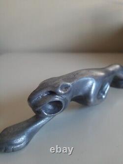 Vintage DP Carter Pontefract Sculpture Juguar Aluminium Engraved 1951 Rare