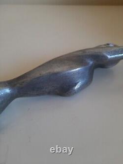 Vintage DP Carter Pontefract Sculpture Juguar Aluminium Engraved 1951 Rare
