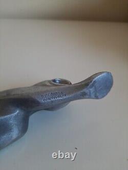 Vintage DP Carter Pontefract Sculpture Juguar Aluminium Engraved 1951 Rare