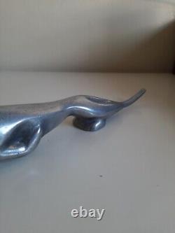 Vintage DP Carter Pontefract Sculpture Juguar Aluminium Engraved 1951 Rare
