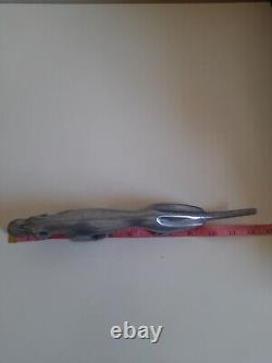 Vintage DP Carter Pontefract Sculpture Juguar Aluminium Engraved 1951 Rare