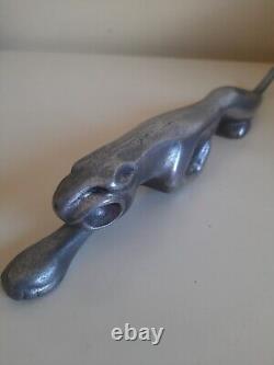 Vintage DP Carter Pontefract Sculpture Juguar Aluminium Engraved 1951 Rare